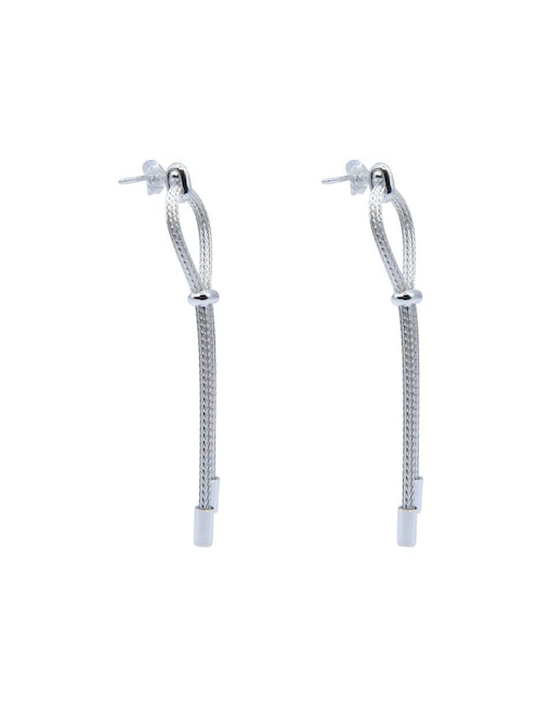 Aretes largos Bijoux Fp de plata P925