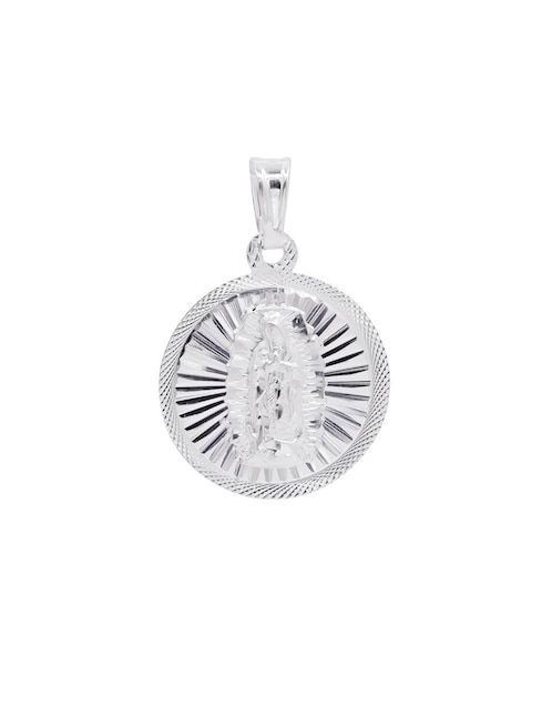 Dije circular Boscaini sin colección virgen de guadalupe de plata P 925
