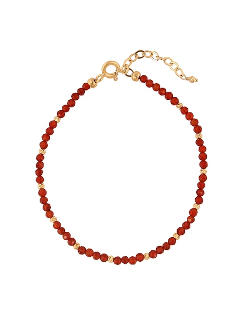 Pulsera Westies de plata P925 Piedra Natural con acabado pulido