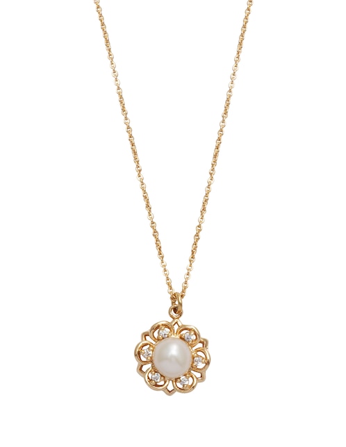 Collar con dije de flor Filigrana de plata P 925 1