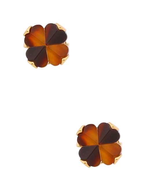 Broqueles de trébol con acabado liso 1