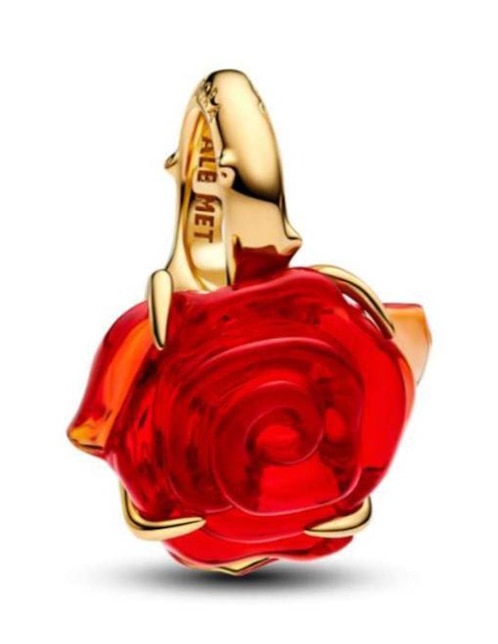 Charm de flor Pandora disney la bella y la bestia de plata P 925