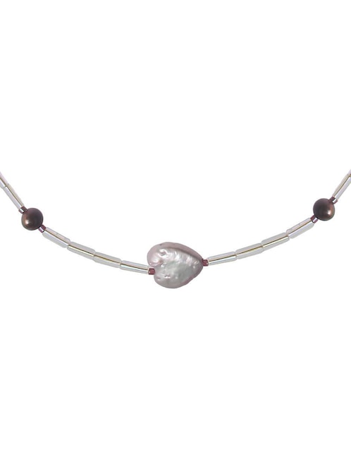 Collar de corazón Sofia Blum 14 K