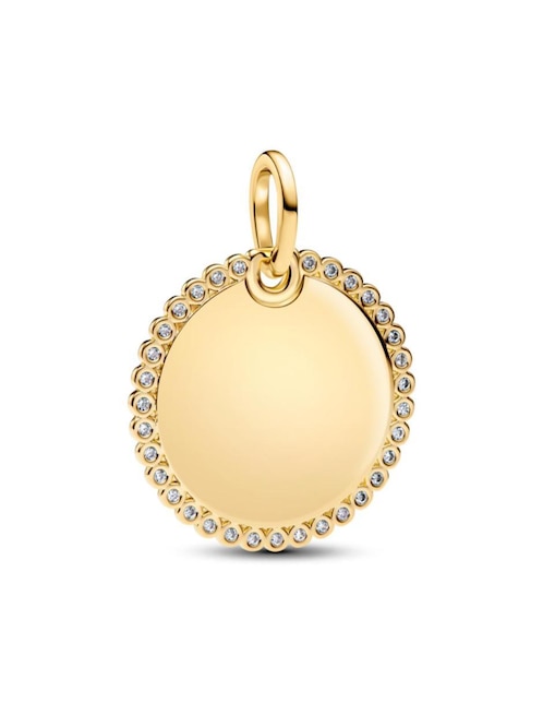 Dije circular Pandora moments de plata P 925 zirconia cúbica