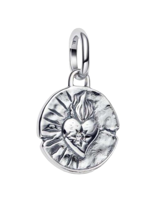 Charm de corazón Pandora me de plata P 925 zirconia cúbica