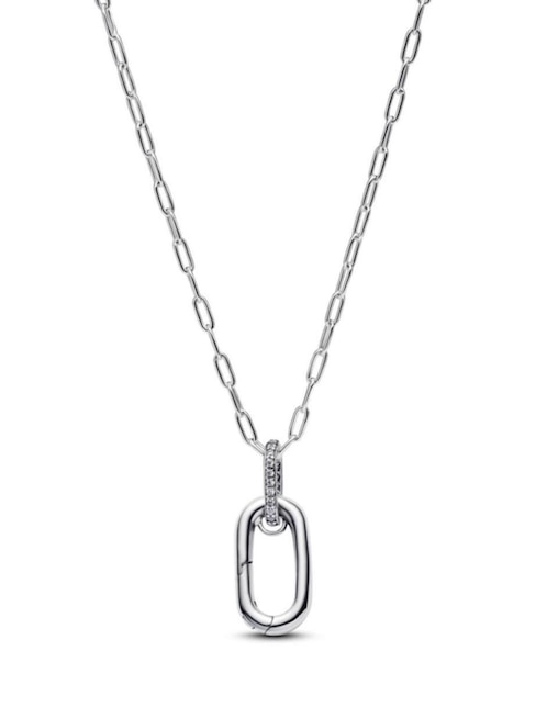Collar con dije de eslabones de plata P 925