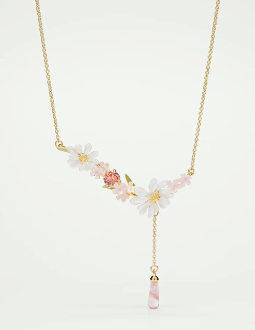 Collar de flor Spring Ball de baño de oro 1