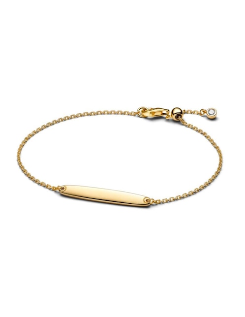 Brazalete Pandora de plata P 925 Pandora Moments con acabado baño de oro