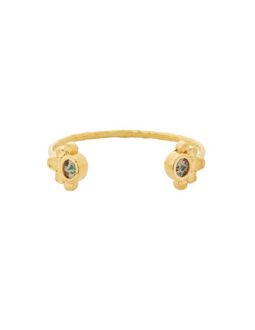 Brazalete 18 k Venecia con acabado baño de oro 2