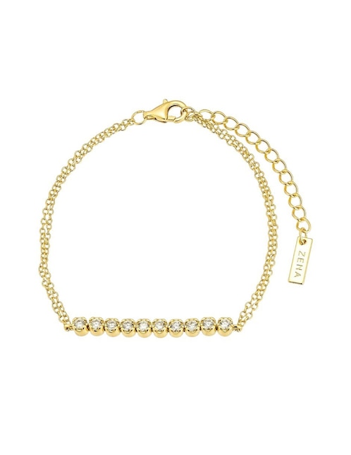 Brazalete de plata con cristal p 925 1