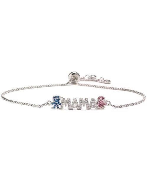 Pulsera dara baby "de" acero sin kilataje sin familia "con acabado"