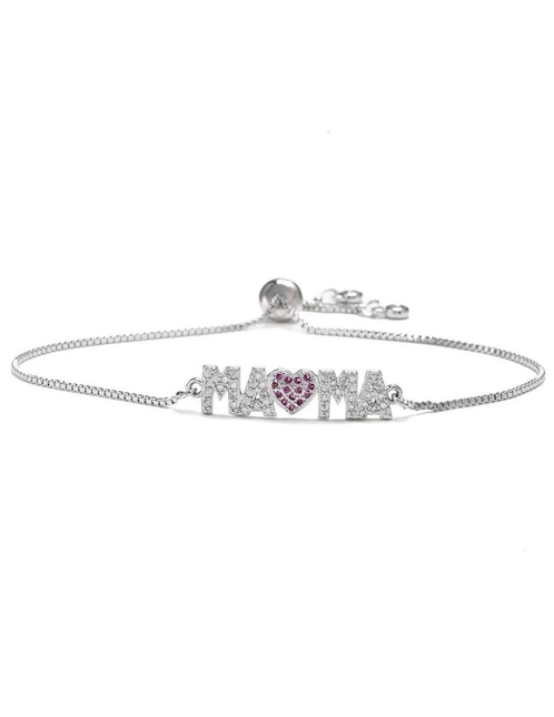 Pulsera dara baby "de" acero sin kilataje sin familia "con acabado"