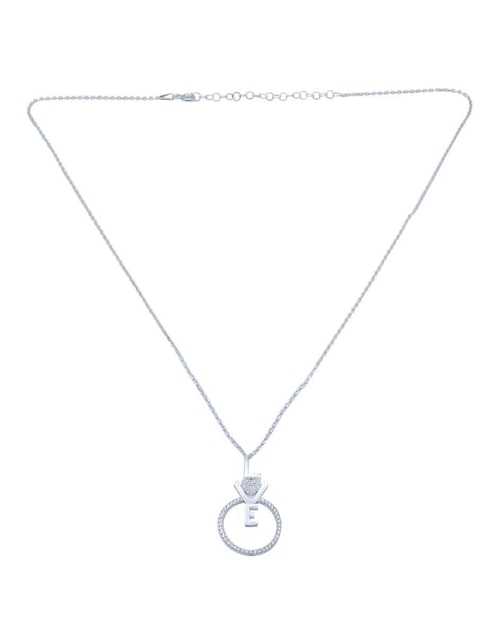 Gargantilla de letras Bijoux Fp de plata P 925