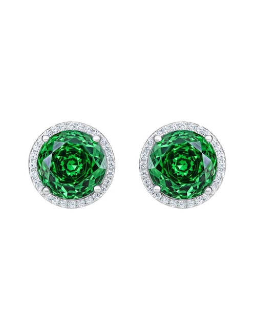 Broqueles circular Gladkova Joyería de plata P 925 con acabado brillante zirconia