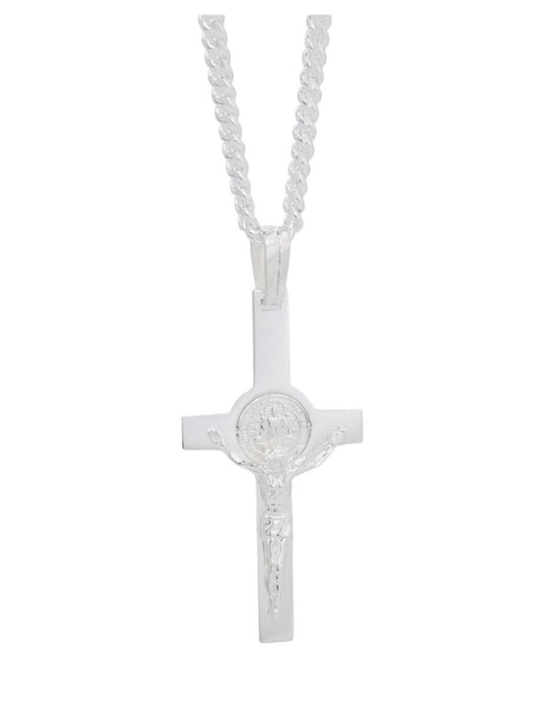 Collar con dije de cruz Crixus Joyeria de plata P 925