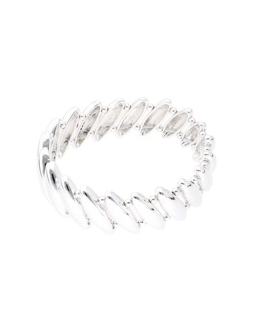 Pulsera Silver Patterns con acabado pulido 1