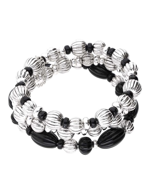Pulsera Midnight Beads con acabado brillante 1