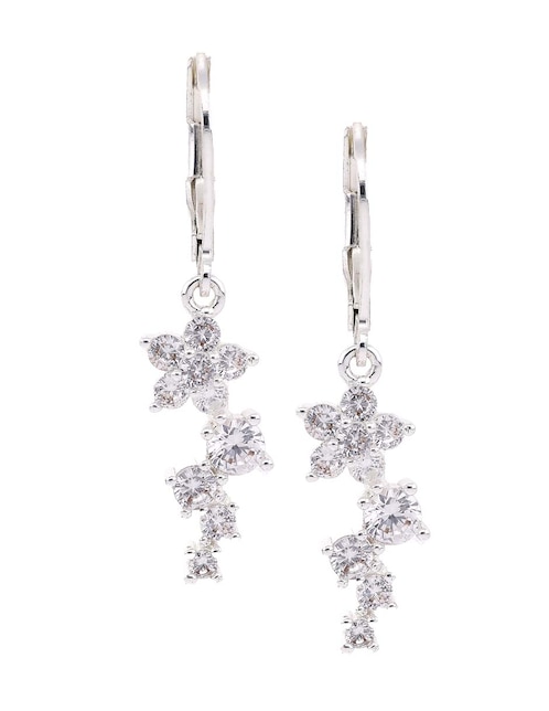 Aretes largos Social cz ears m1 con acabado brillante 1