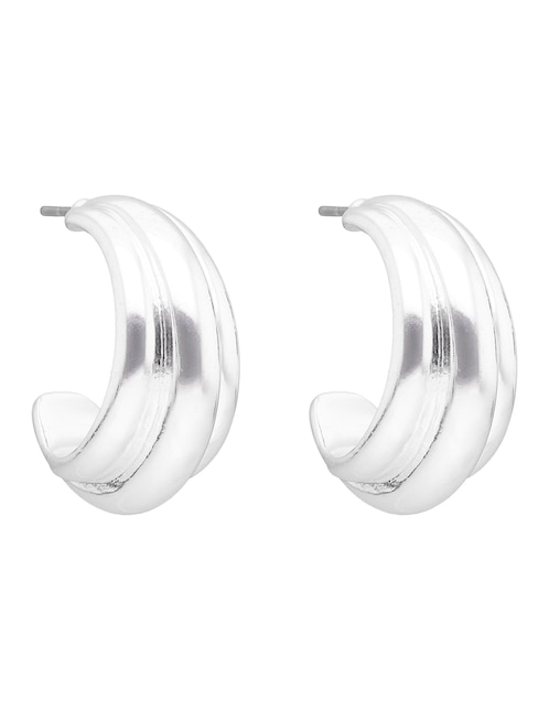 Arracadas de media luna Basic Metal Ears M3 con acabado brillante 1