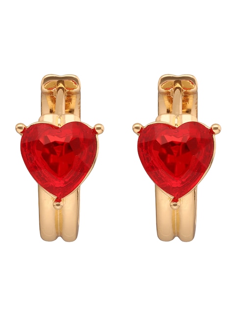 Arracadas Love Hearts con acabado brillante 1