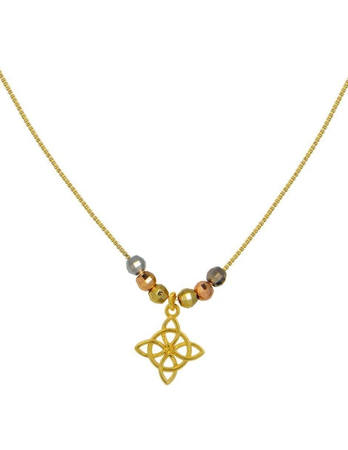 Gargantilla de nudo de bruja Horoz 18 K