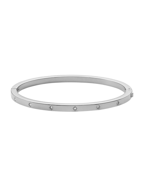 Brazalete fossil "de" acero inoxidable sin kilataje sadie "con acabado"