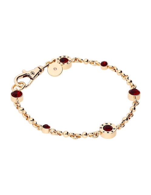 Pulsera Dkny Rivet Logo F25 con acabado pavé