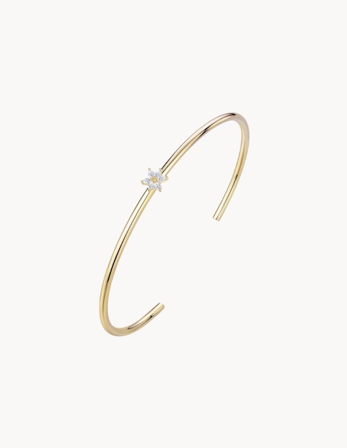 Brazalete Apodemia Olivia Wild con acabado baño de oro de 18 K