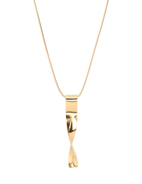 Collar con dije Golden Ribbon 1