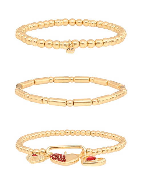 Set de pulsera Nine West Heart trend