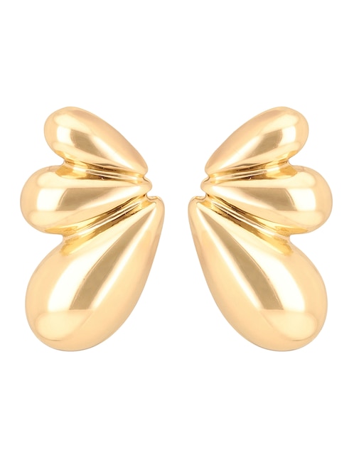 Aretes cortos Wish List con acabado pavé 1