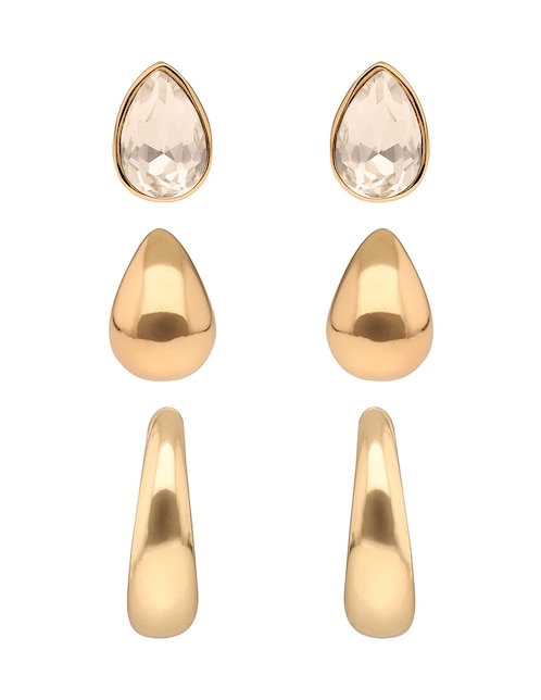Set de aretes Josie con acabado pavé 1