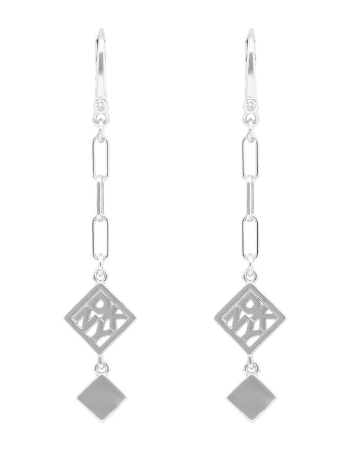 Aretes cortos de rombo Kalina con acabado pulido 1