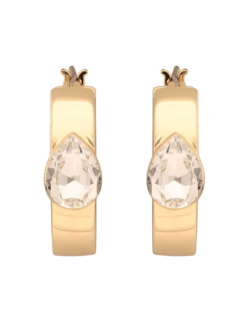 Aretes cortos Josie con acabado pavé 1
