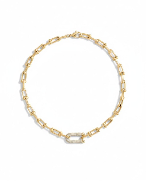 Collar Moon de oro laminado 10 K