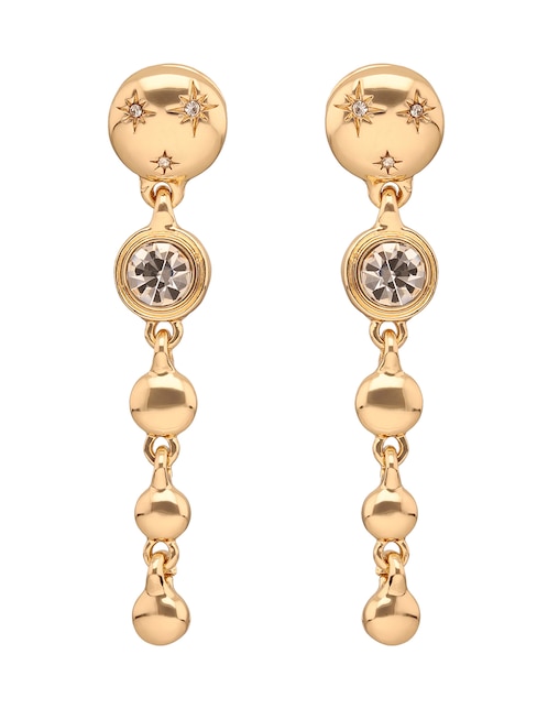 Aretes cortos Shimmer & Shine con acabado brillante circonita 1