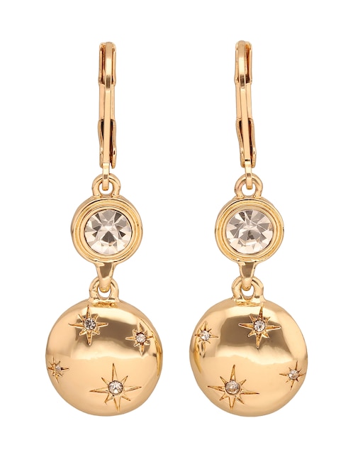 Aretes cortos Shimmer & Shine con acabado brillante zirconia cúbica 1