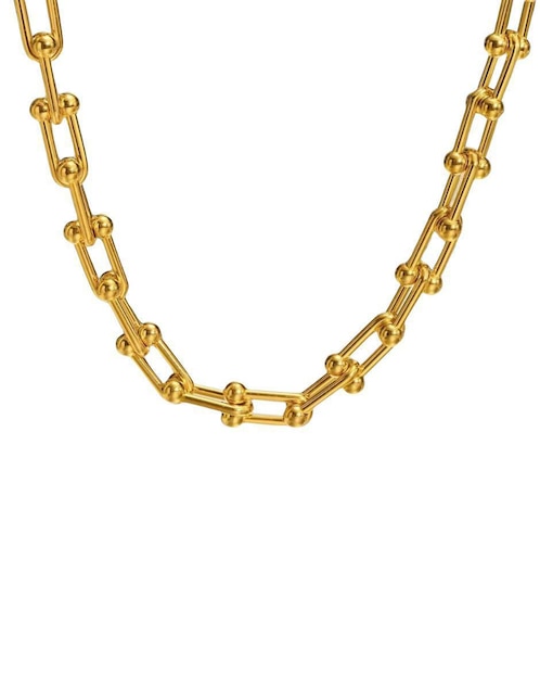 Collar Moon de oro laminado 10 K