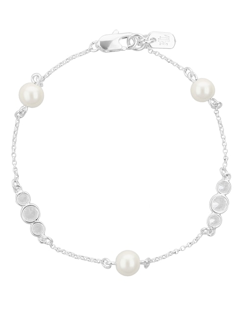 Brazalete Lauren Ralph Lauren con zirconia cúbica Aurelia con acabado brillante