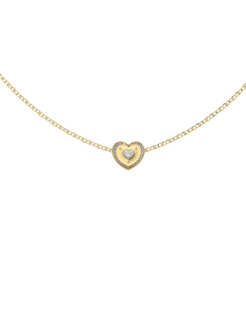 Collar con dije de corazón Till Morning 1