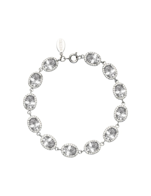 Pulsera Westies con zirconia con acabado pavé