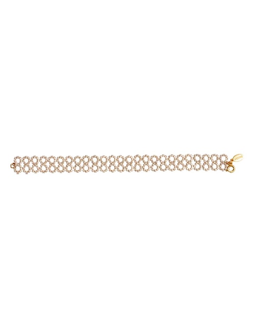 Pulsera Westies con cristal Filigrana Cup con acabado pavé