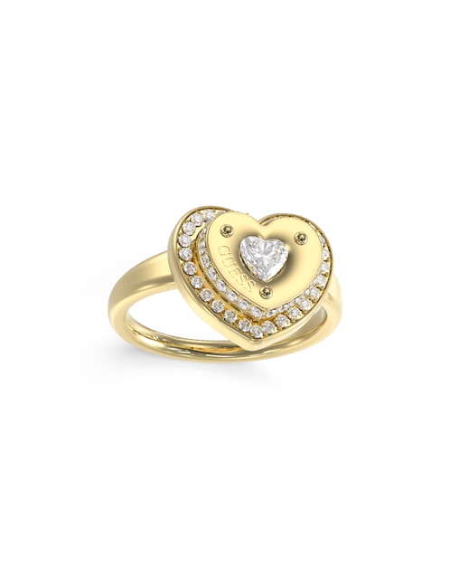 Anillo de corazón Till Morning circonita pavé 1