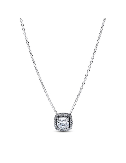 Collar cuadrado Pandora Timeless de plata P 925