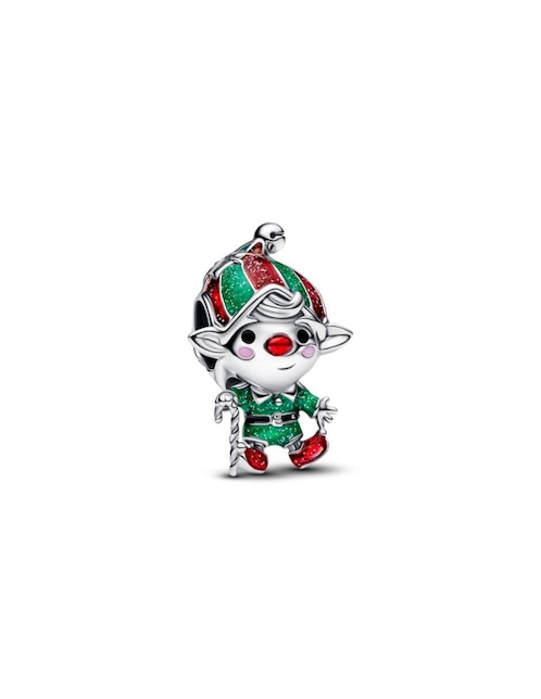Charm de duende Pandora moments navidad de plata P 925