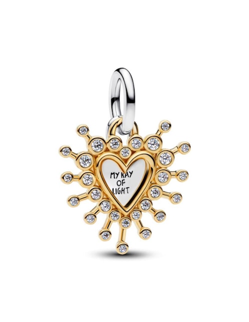 Charm de corazón Pandora moments de plata P 925 zirconia cúbica