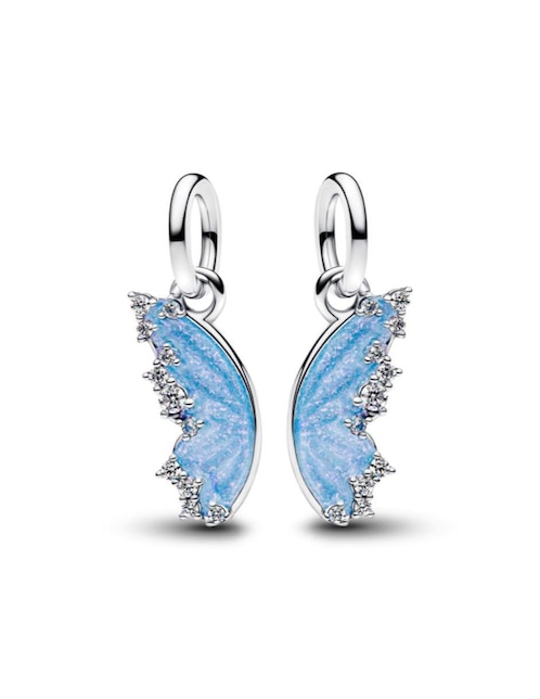 Charm de mariposa Pandora moments de plata P 925 zirconia cúbica