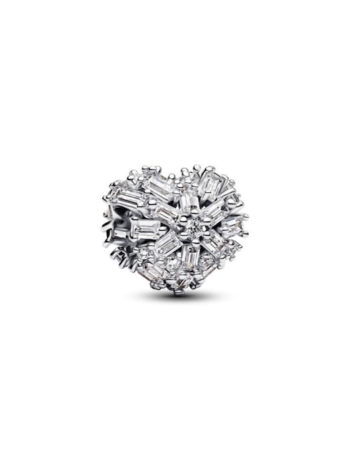 Charm de corazón Pandora moments de plata P 925 zirconia cúbica