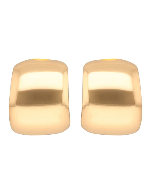 Aretes huggies Metal Ears con acabado brillante 1