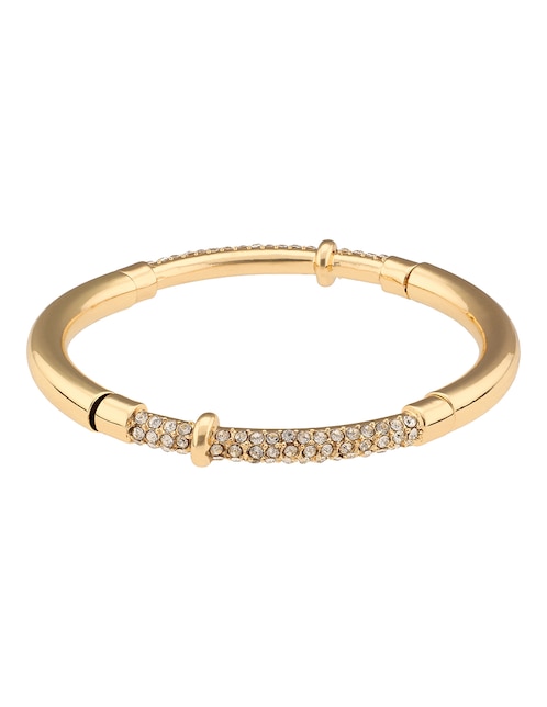 Brazalete Nine West con acabado pavé